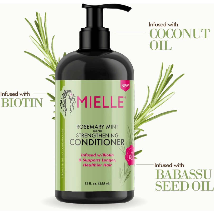 Mille Balm Leaf and Strengthening Hair with Rosemary and Mint 355ml