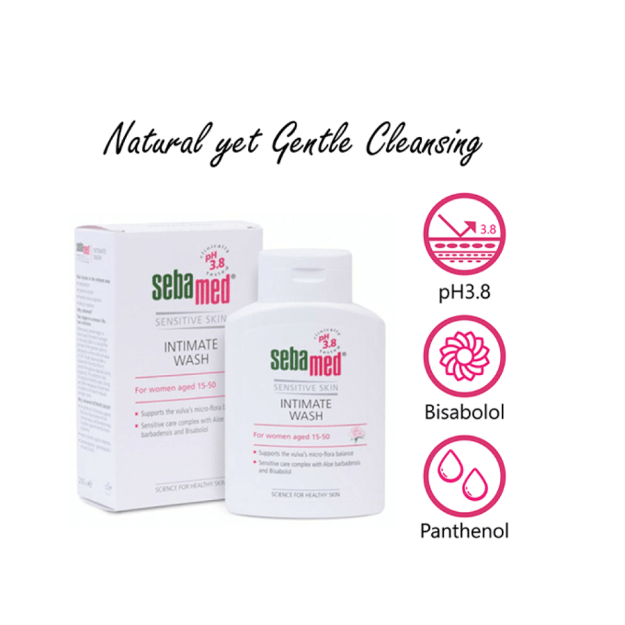 Sensitive women's cleanser from Seba Med - 200ml