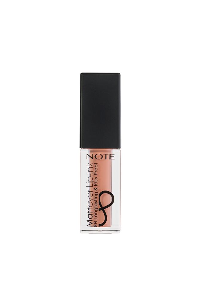 Liquid lipstick Mattefer from Note (01 First Love Beige)