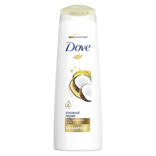 Dove shampoo 400ml with coconut oil and saffron