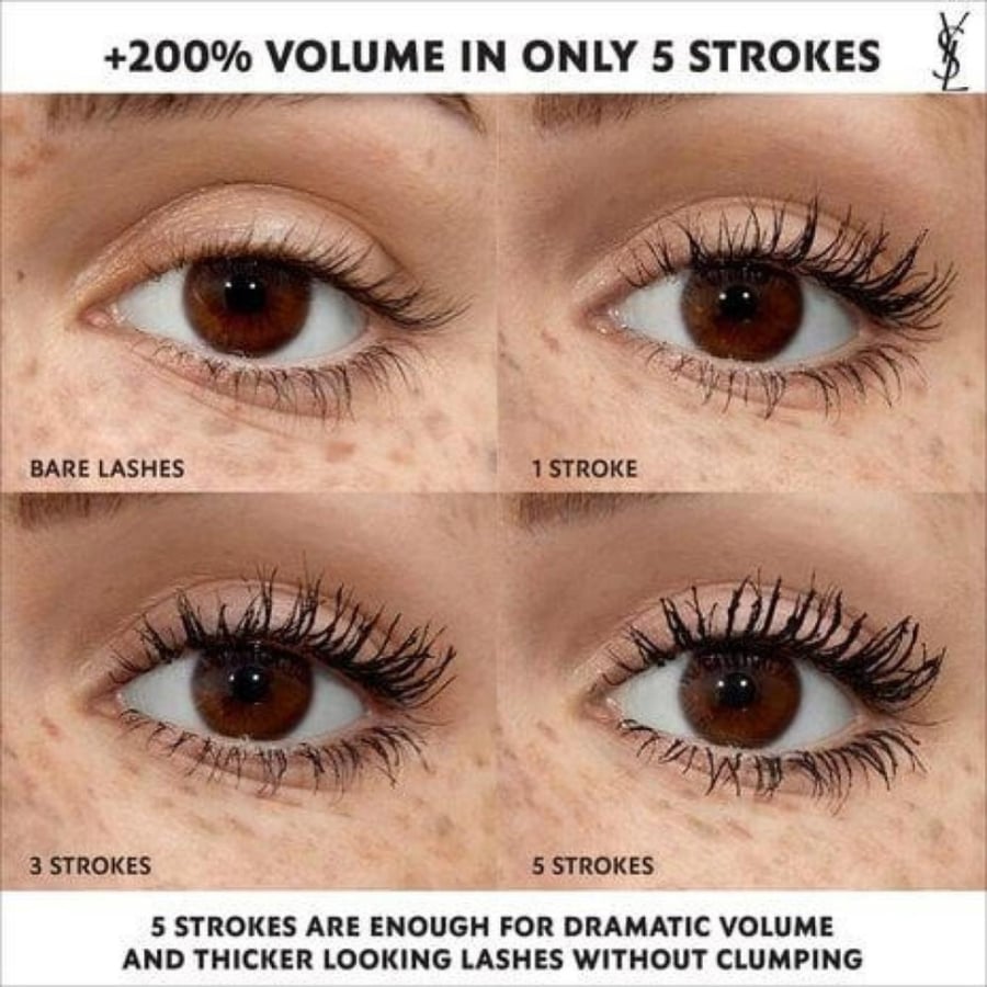 Yves Saint Laurent mascara Lash Clash for thickening eyelashes 2 ml mini size