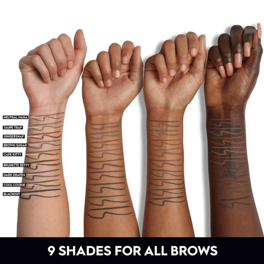 Arben Deka'i double-sided eyebrow pencil, Pro Blade, dark drips