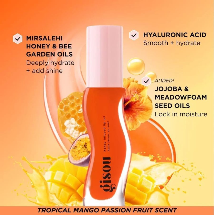 Gaysu lip gloss and moisturizer – Mango Passion Punch 8 ml