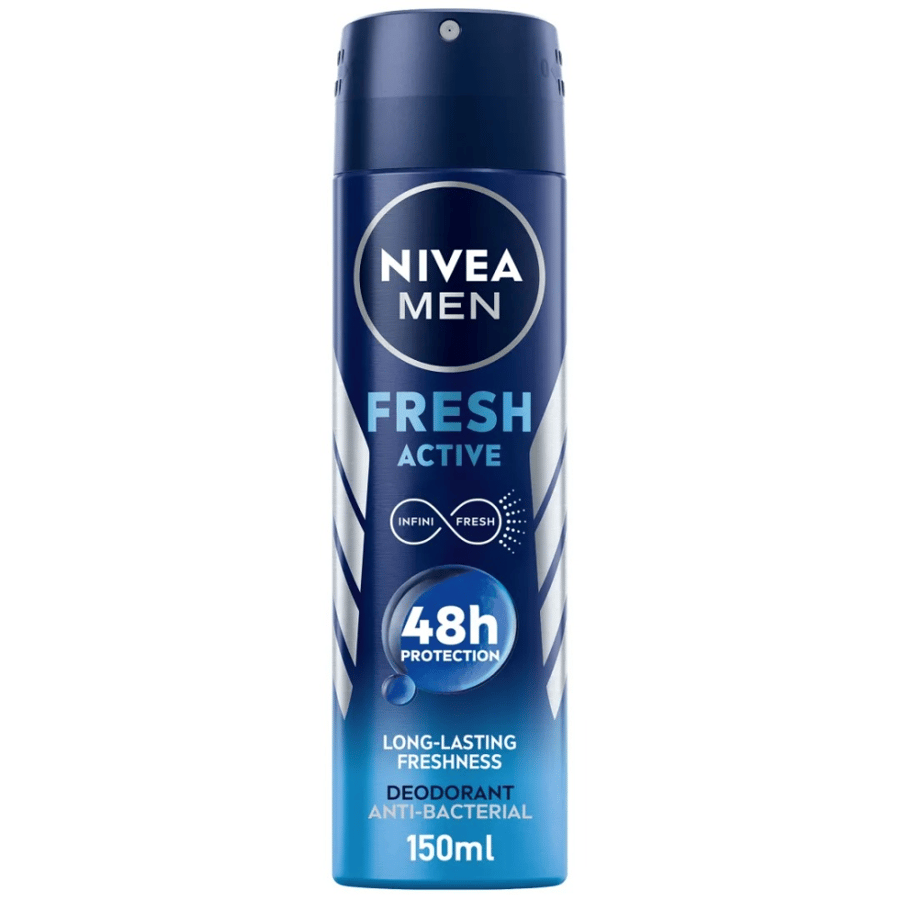 Nivea – Men’s Fresh Active Deodorant Spray (150 ml)