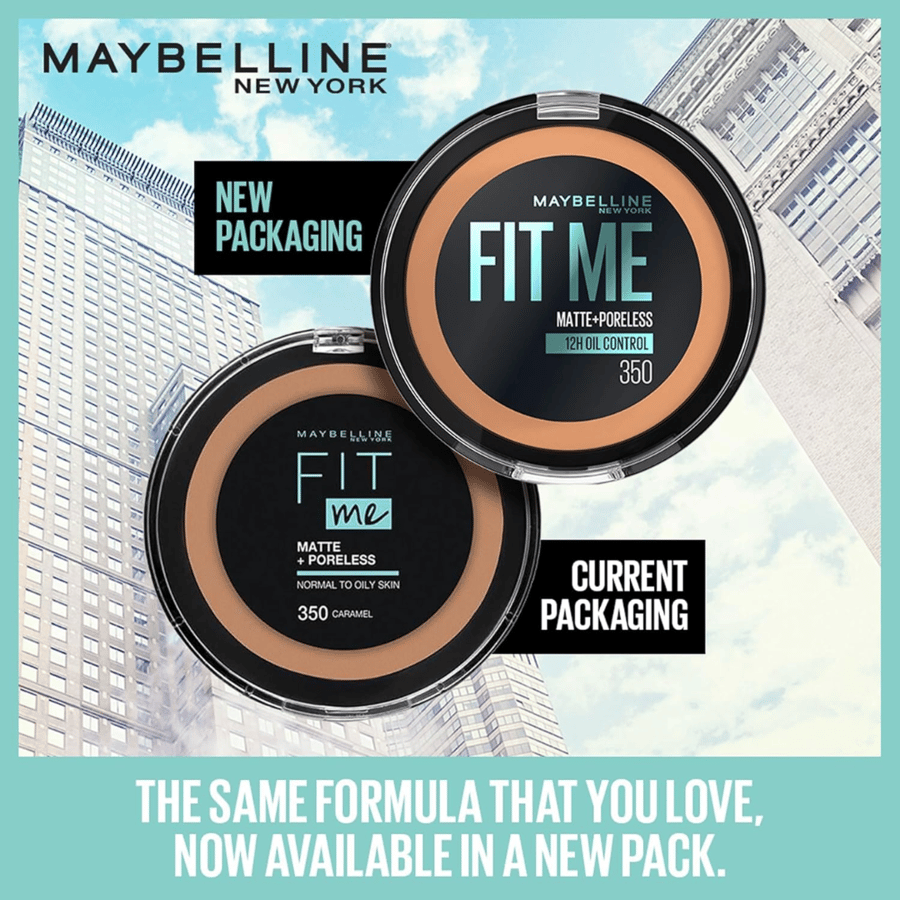 Maybelline New York Fit Me Matte and Poreless Powder, 110 Porcelain