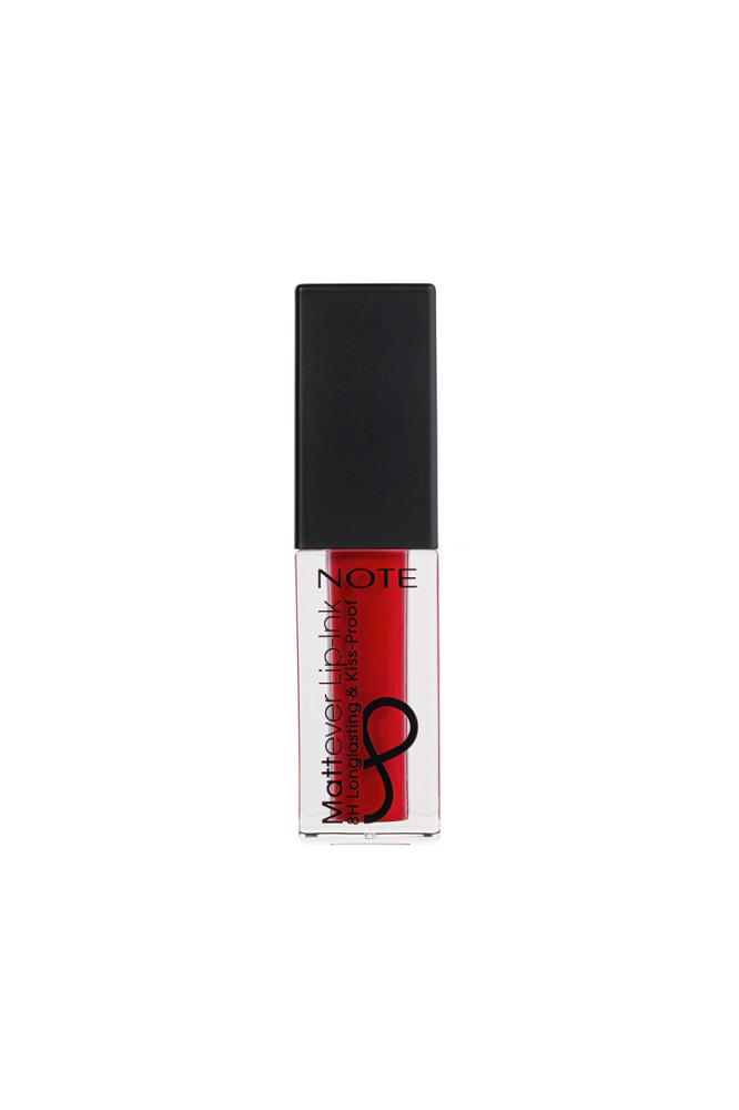 Liquid lipstick Mattefer from Note (14 in Predictable Red)