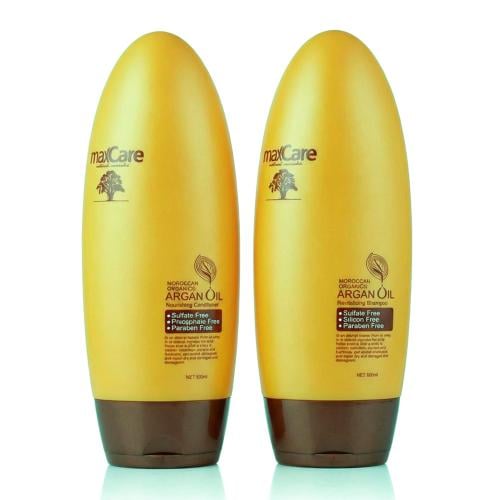 Shampoo and conditioner from Max Care with argan oil – intensive moisturizing – 500 ml