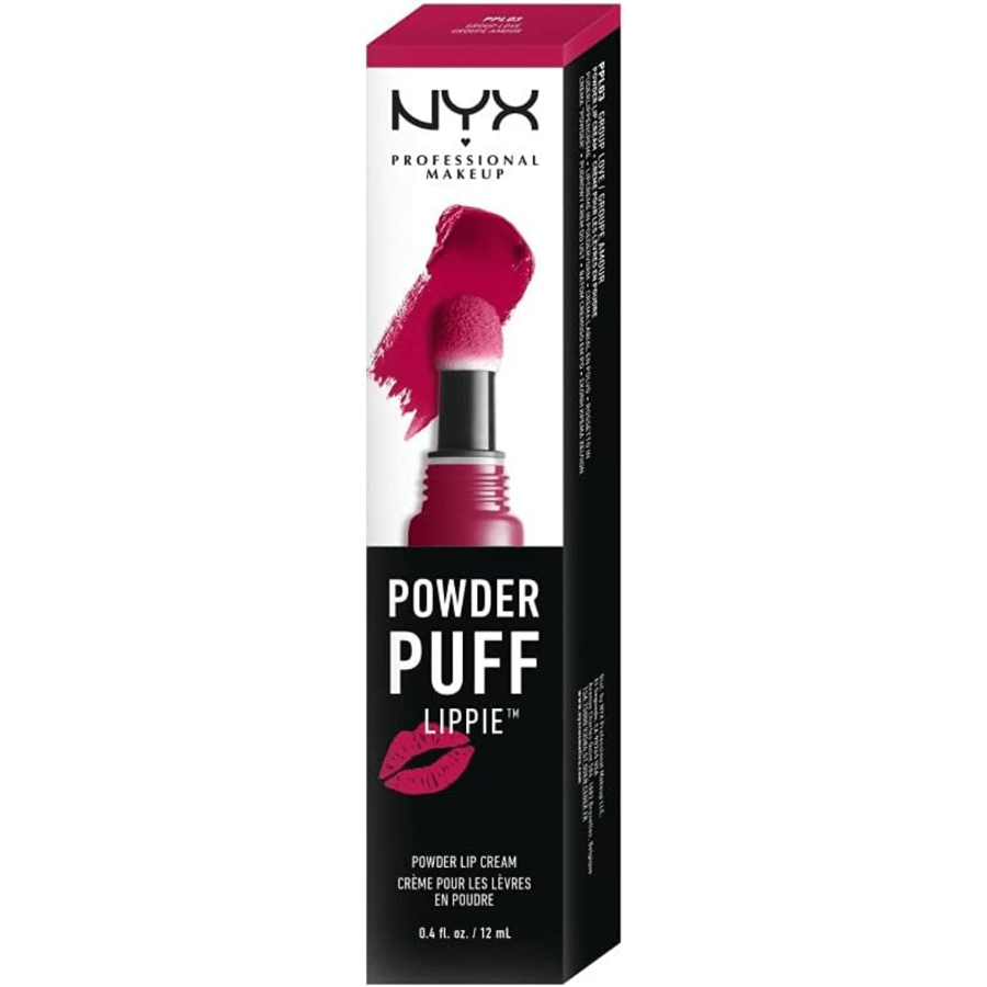 Lip balm powder puff Libby from NYX Professional Makeup, color Group Love 03