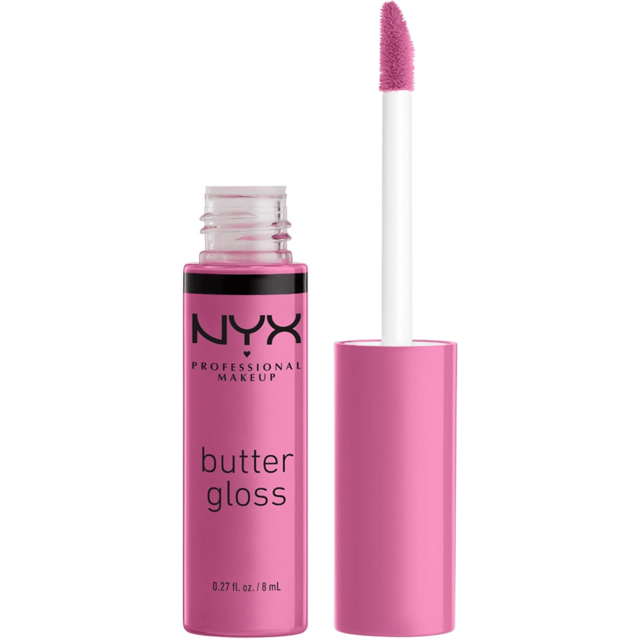 NYX professional butter gloss lip gloss, Merengue 04, shiny
