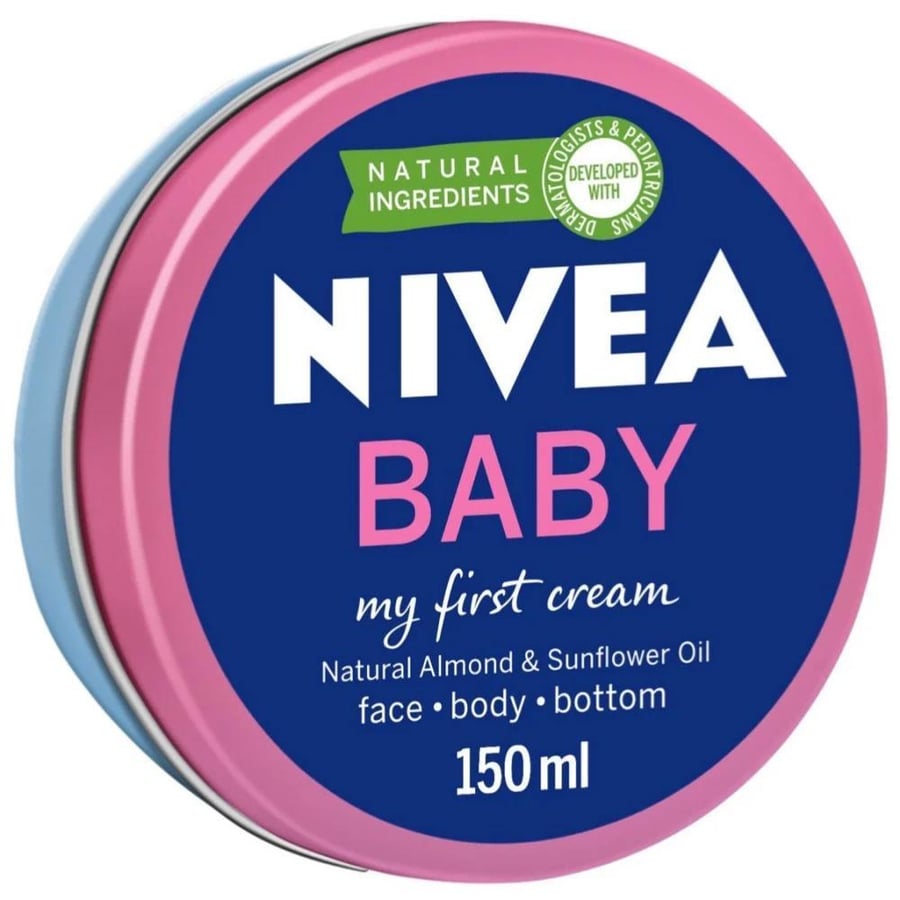Nivea – Multi-purpose cream for face, body, and sensitive areas with almond extract and sunflower oil (150 ml)