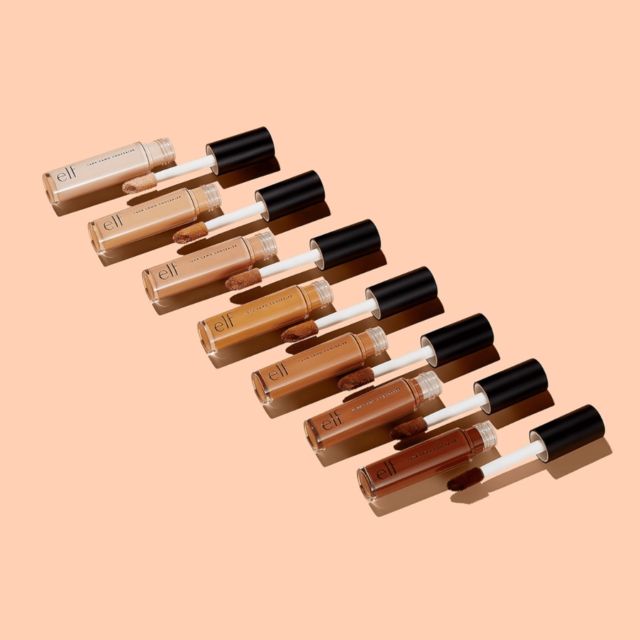 E.L.F. dwarf. Concealer Camu 16HR full coverage and high dye non-matte finish light beige liquid 6 ml matte for all skin types all types cream