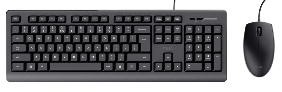 Wired keyboard + assorted mouse
