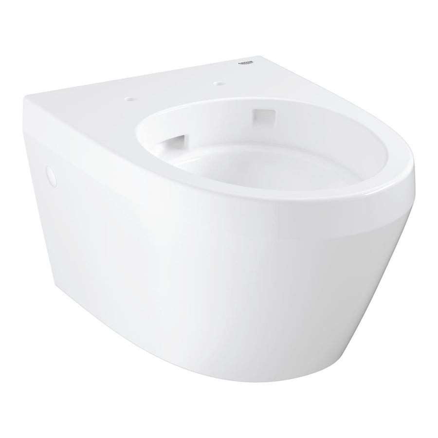 كرسي جروهي ابيض  Euro Ceramic Wall hung toilet without seat and cover GROHE