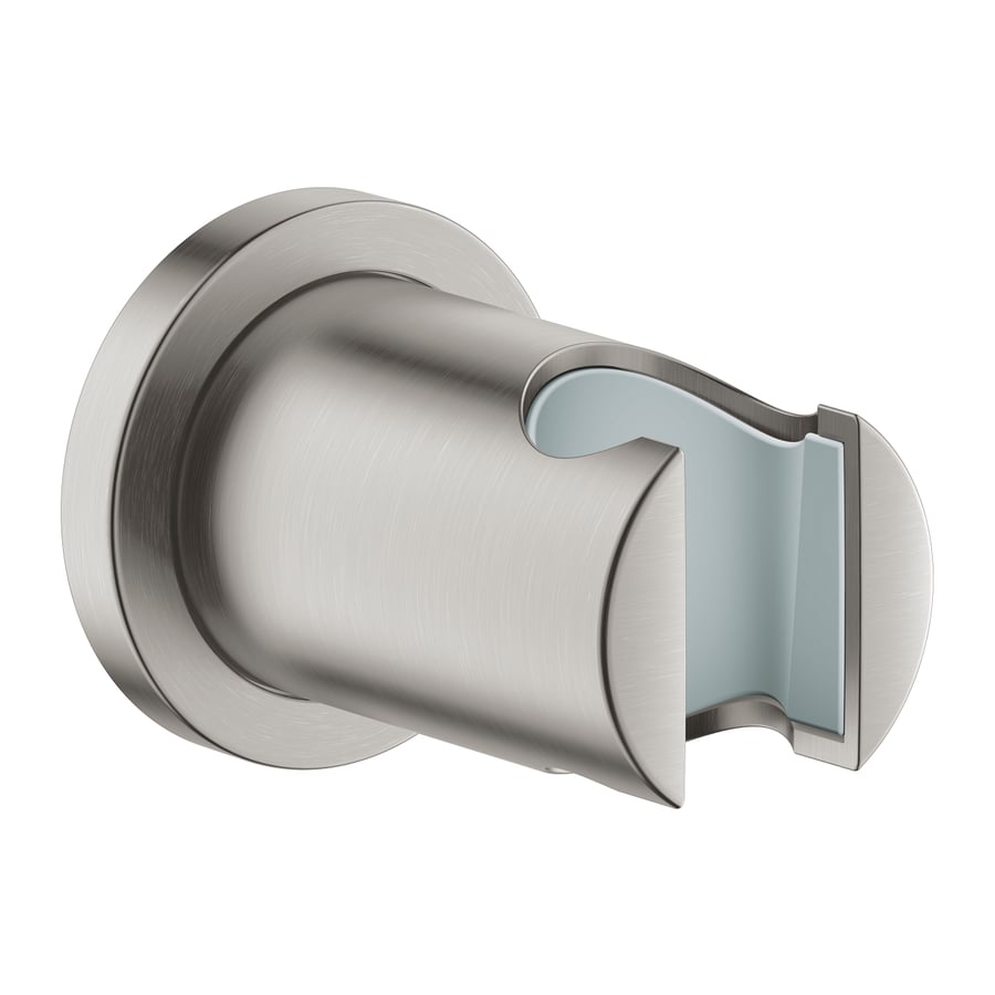 حامل سماعة دائري سوبر استيل Rainshower Wall hand shower holder GROHE