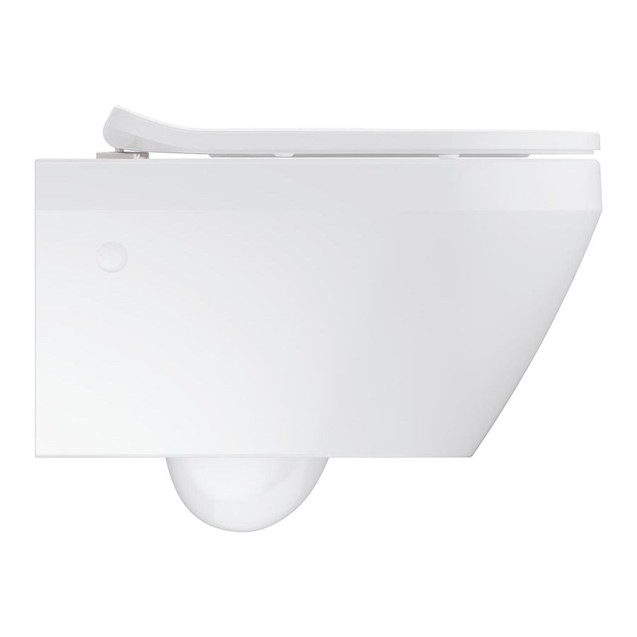 كرسي جروهي ابيض  Euro Ceramic Wall hung toilet without seat and cover GROHE