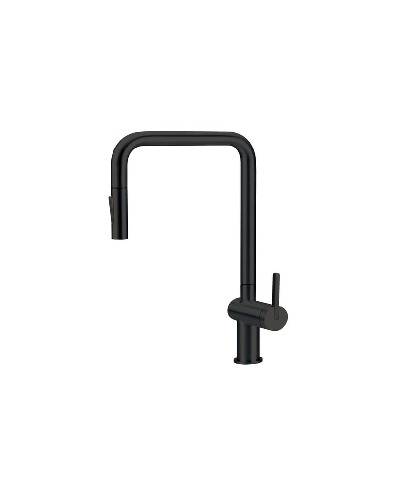 خلاط مجلى سحب اسود مت MOMI Kitchen tap, with pull-out spout nero DEANTE