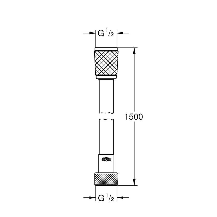 لي جروهي اسود 150 Silverflex Ph-Black GROHE