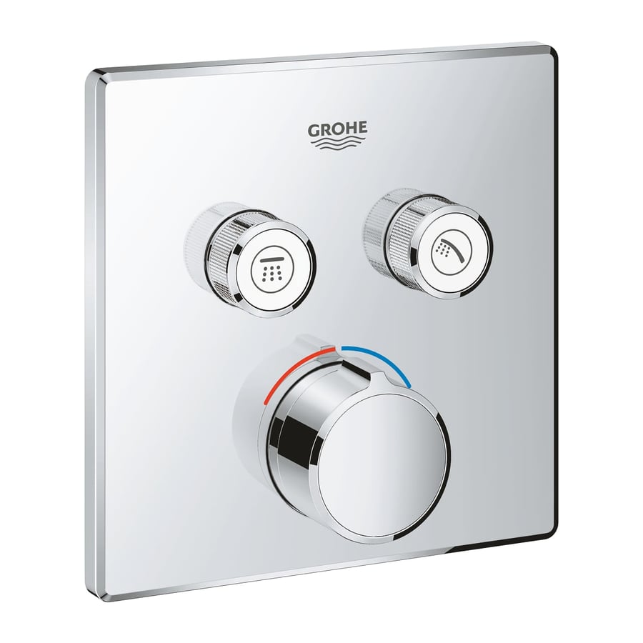 GROHTHERM SMARTCONTROL GROHE Concealed mixer with two valves, chrome