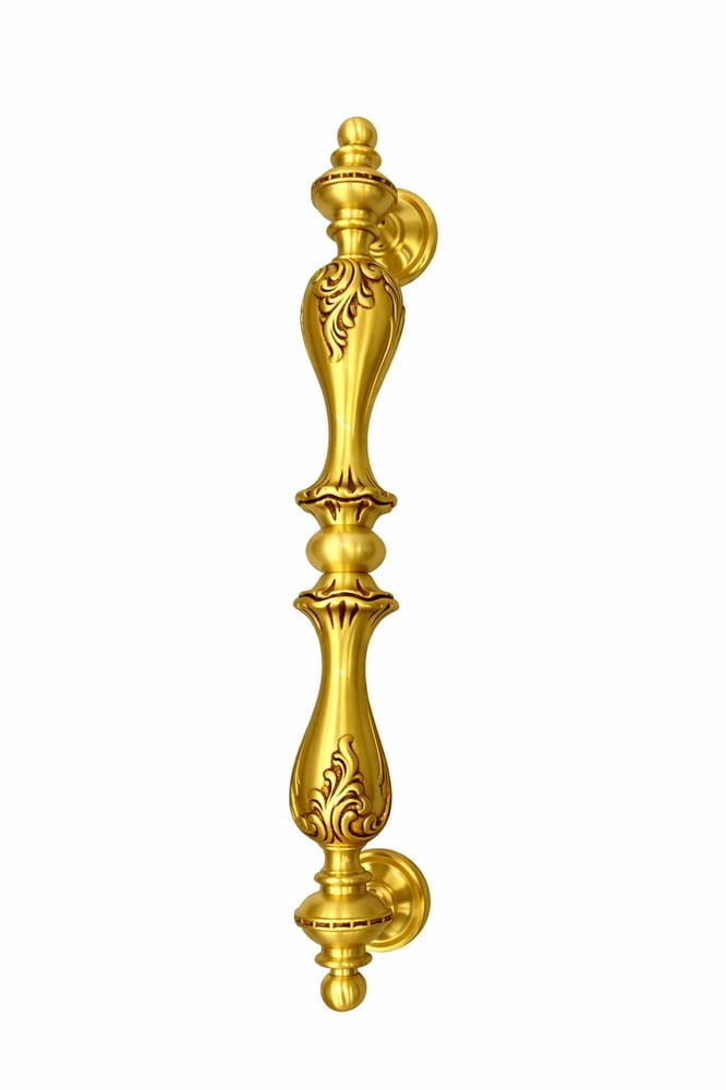 مقبض خارجي ذهبي معتق  Brass pullhandle Aged gold 62CM