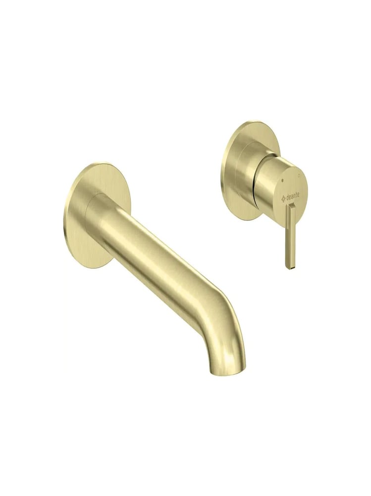 خلاط مغسلة جداري SILIA Washbasin tap, concealed brushed goldDEANTE