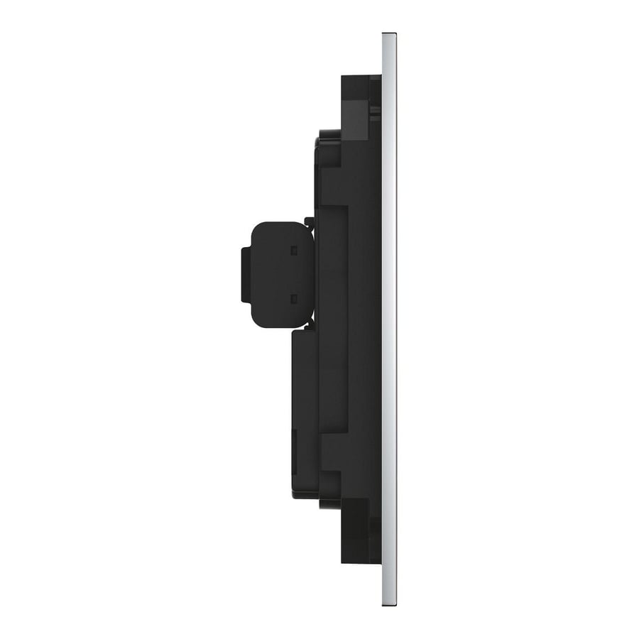 ضغطة لمس دائري كروم جروهي GROHE Arena Aqua Tiles Flush plate with Silk Motion technology