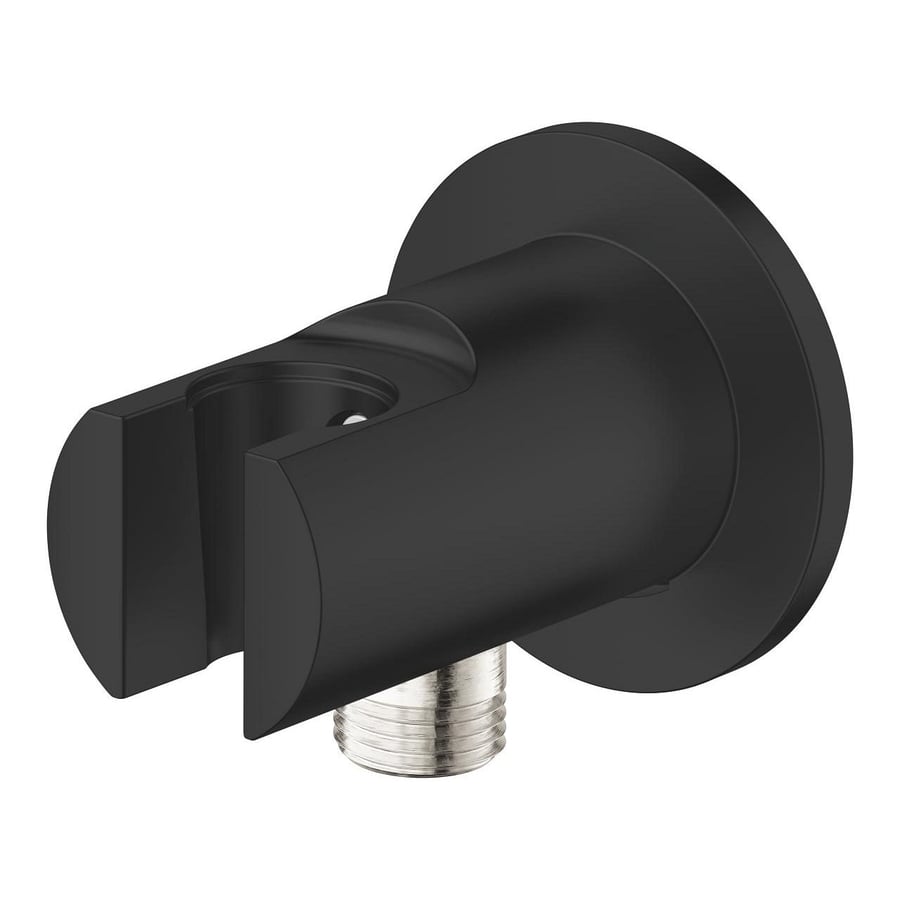 حامل سماعة مع مخرج جروهي  اسود VITALIO UNIVERSAL FLUSH PIPE 300 MM GROHE