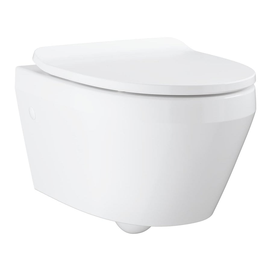 كرسي جروهي ابيض  Euro Ceramic Wall hung toilet without seat and cover GROHE