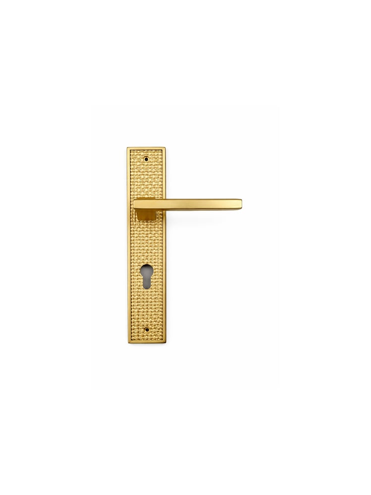 مسكة باب نحاس لون ذهبي  door handle Gold brass