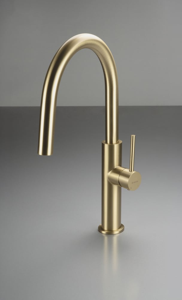خلاط مطبخ ذهبي مطفي VORA - Kitchen tap - brushed gold - DEANTE