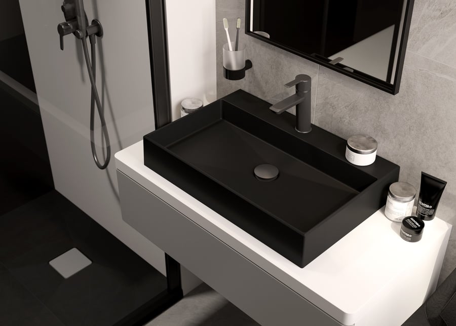 خلاط مغسلة تيتانيوم  ARNIKA Washbasin tap titanium DEANTE