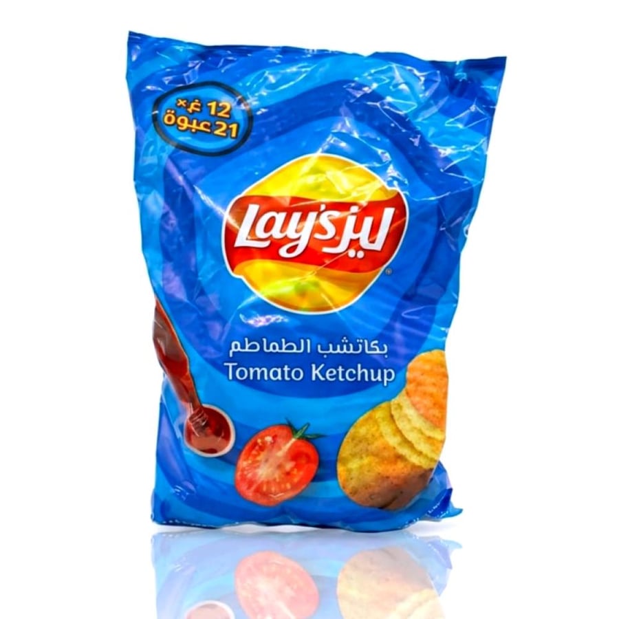 بطاطس ليز كاتشب 11ج  21حبة