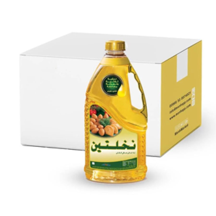 زيت نخلتين 1.5لتر كرتون 6حبة