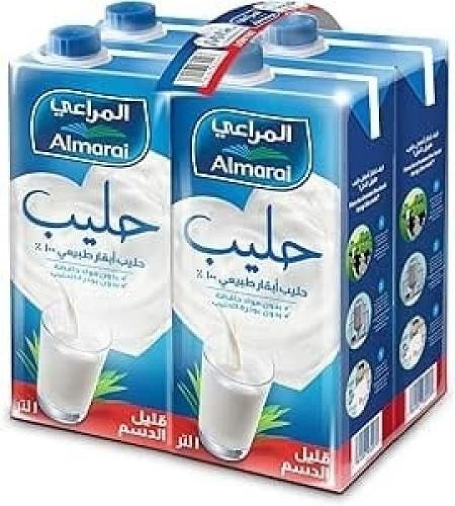 حليب المراعي قليل الدسم 1لتر