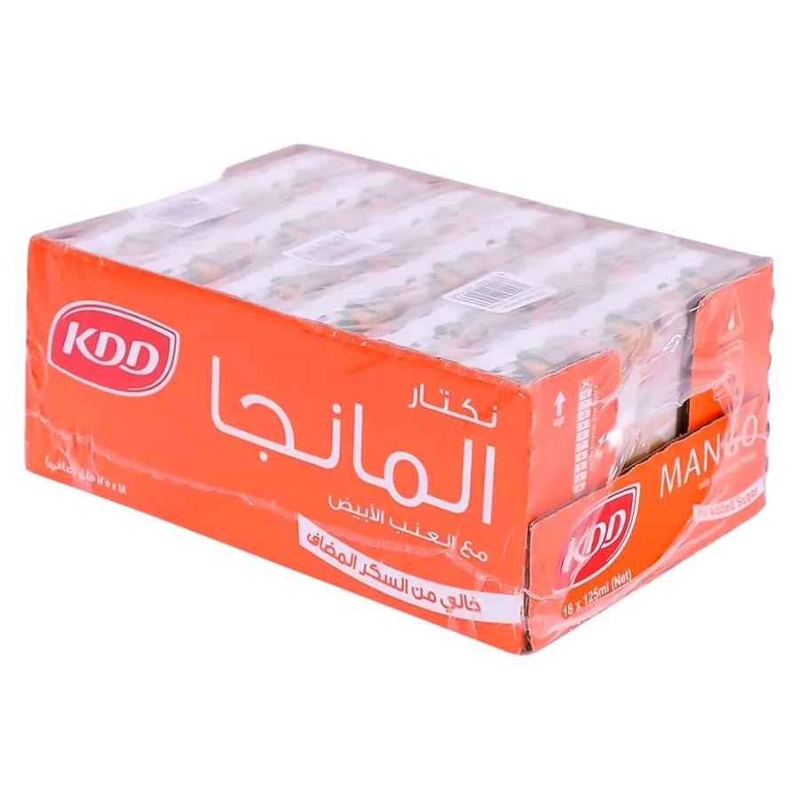 عصير كي دي دي مانجو 125مل18حبة
