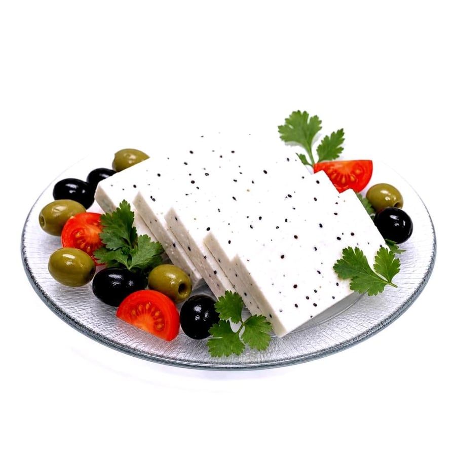 Badr cheese with black seed