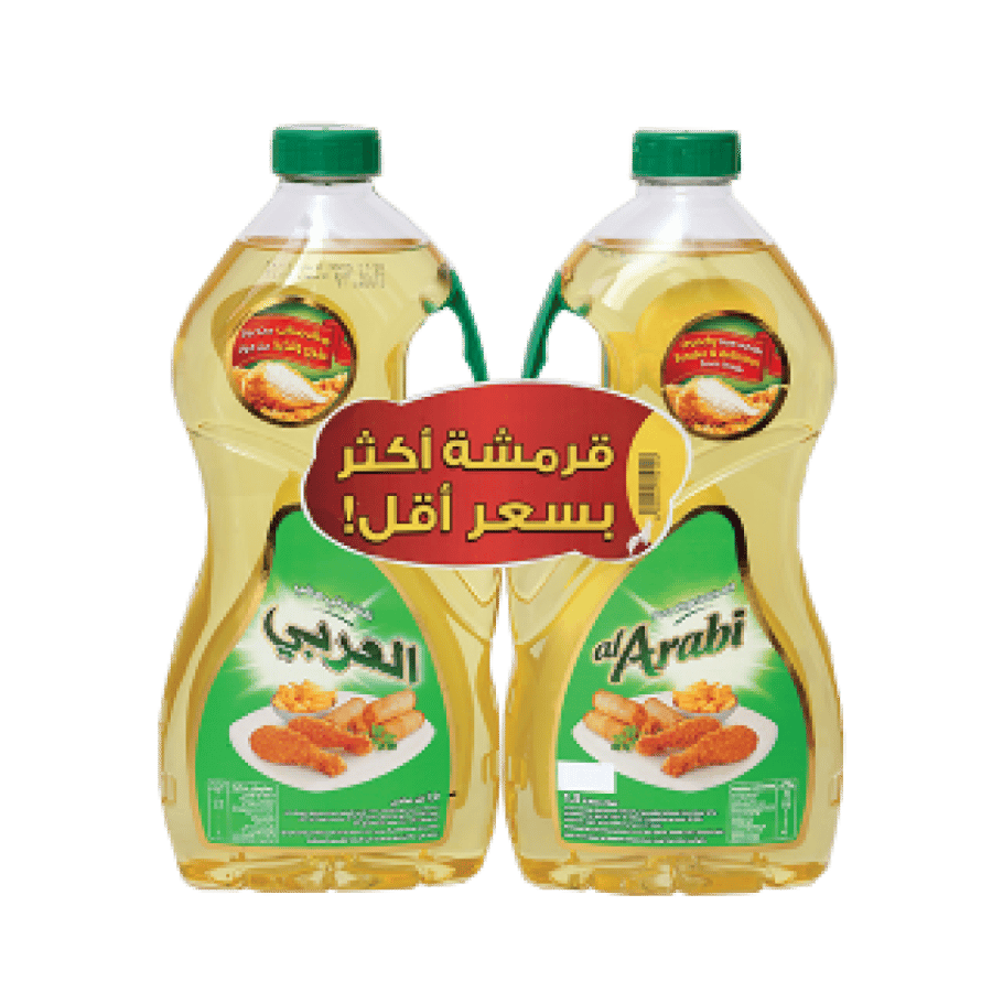 زيت العربي 1.5 لتر عرض 2حبات