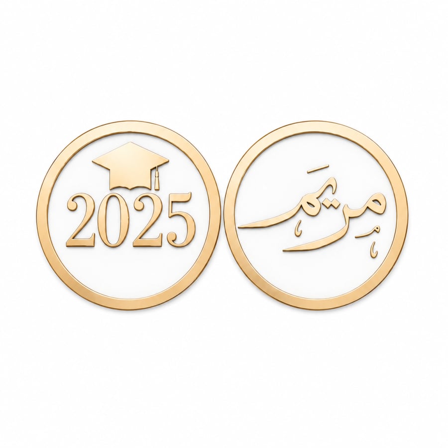 الكتابة على اكليرك دائري الطقم