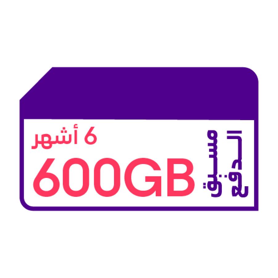 Quick Net data SIM 600 GB | 6 months STC