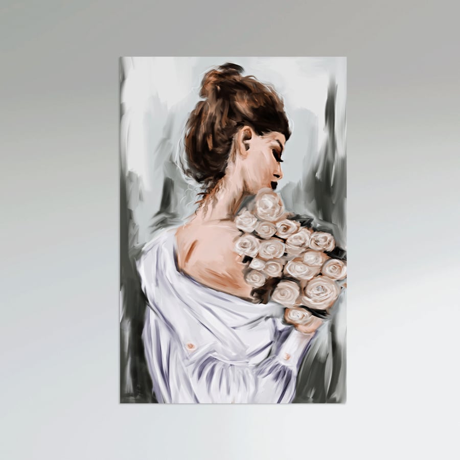 Wall art of modern femininity
