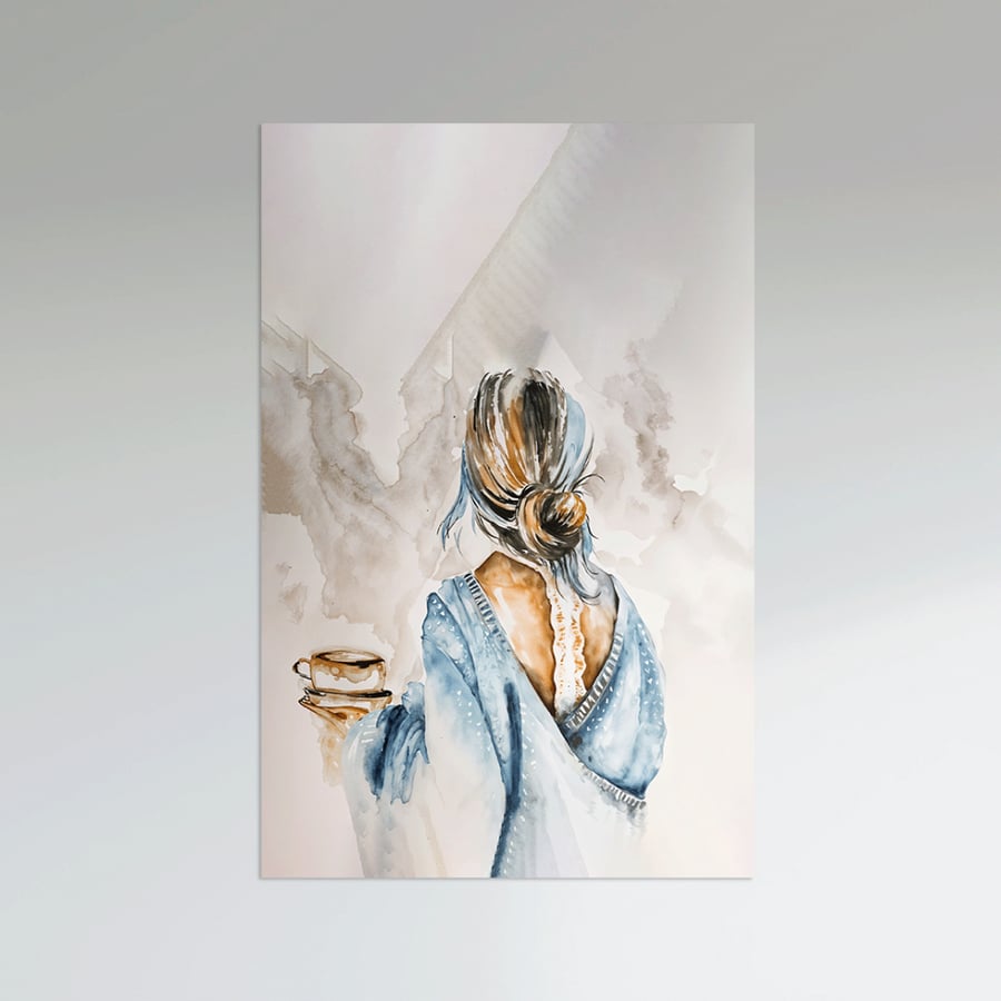 Wall art of modern femininity