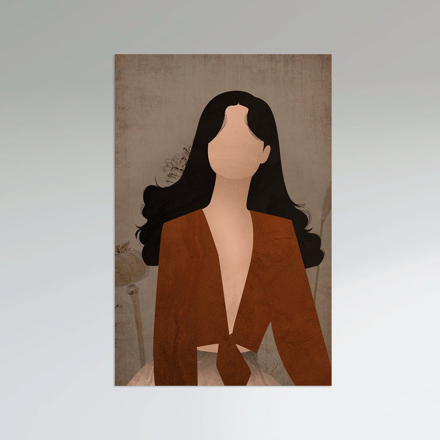 Wall art of modern femininity