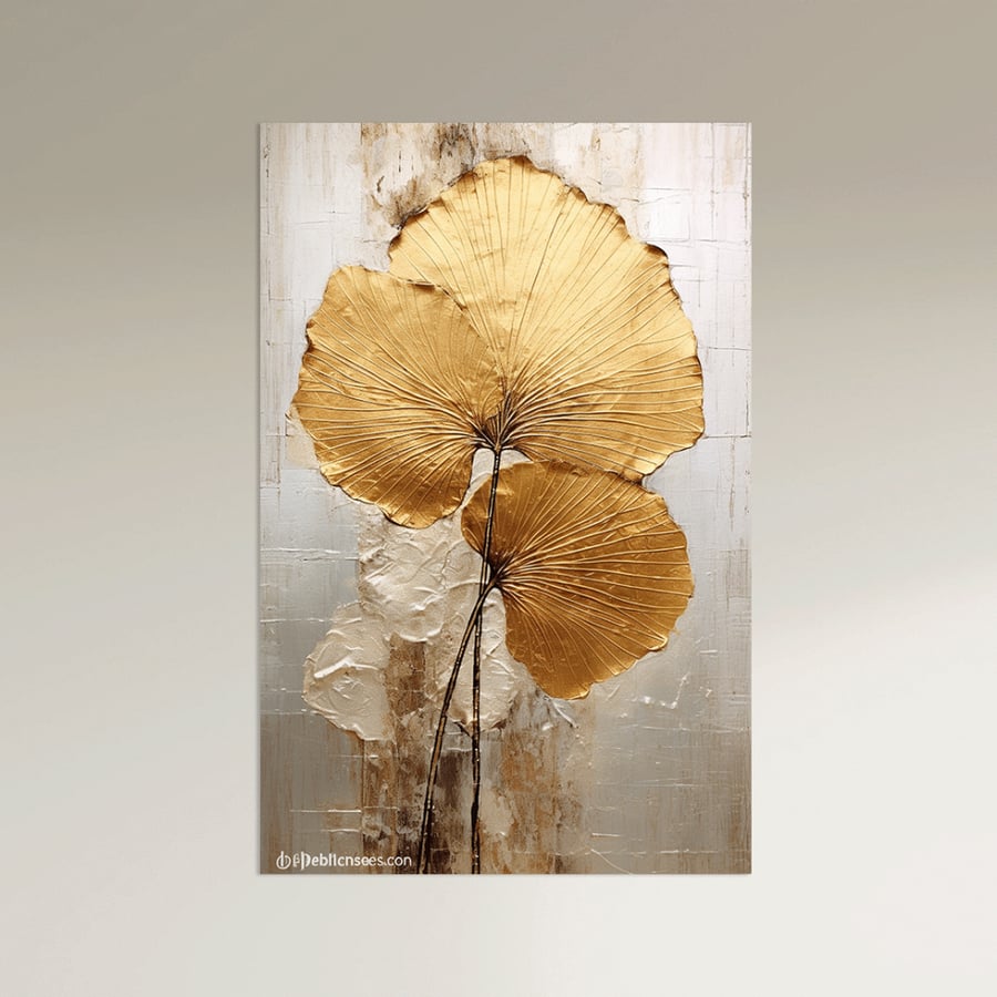 Wall art with flowers and trees - Modern design
