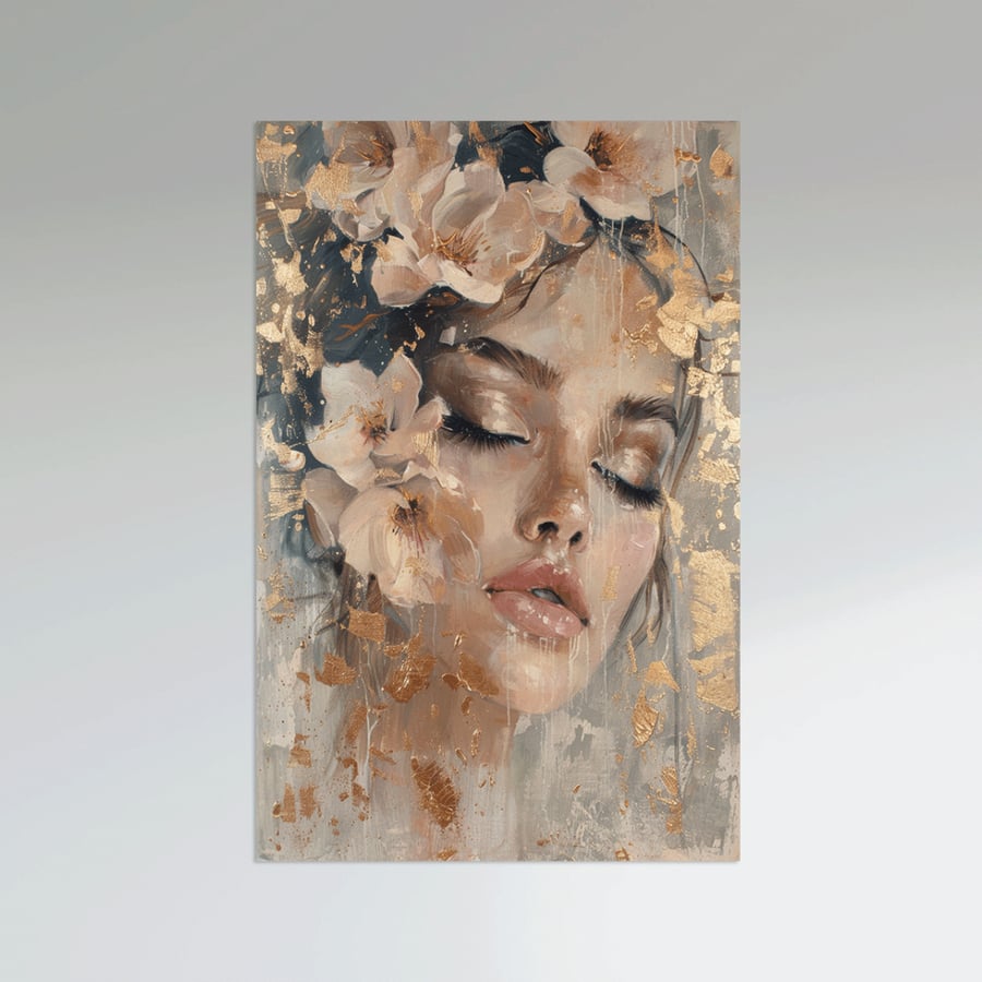 Wall art of modern femininity