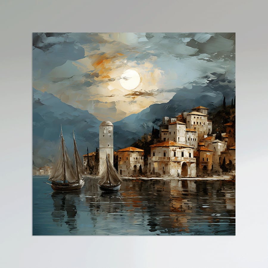 Modern abstract wall art - Minaret
