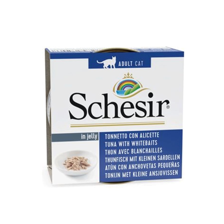Cheeser cat food tuna with white fish small in jelly – 85 g