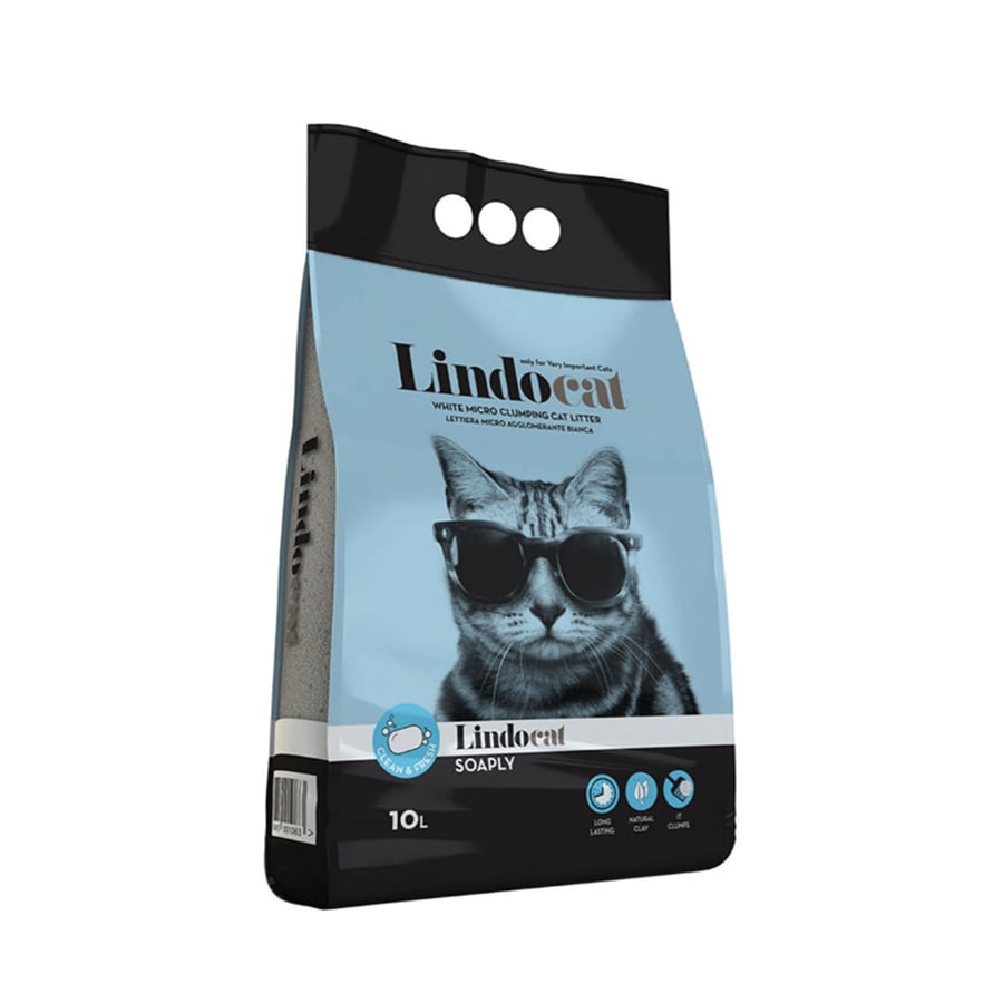 Lindo Cat Sand with refreshing soap scent 10 liters