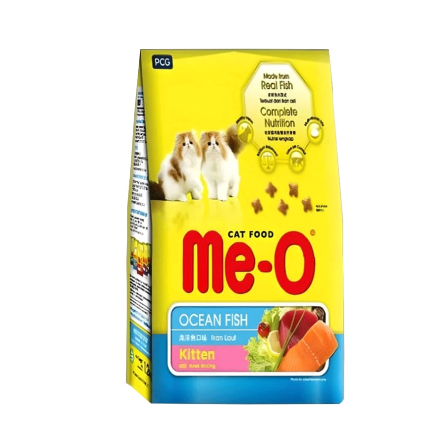 Meow dry food with ocean fish flavor for kittens 1.1 kg