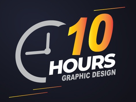 باقة شهرية تصميم جرافيك 10 ساعات