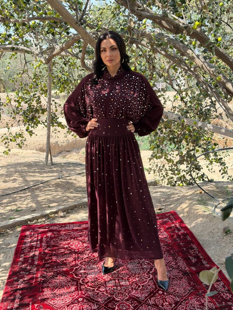 طقم عيد كرستال راقي ألوان