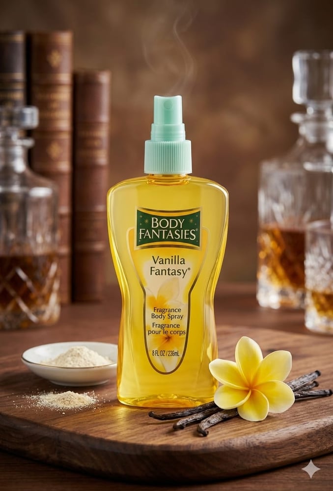 Body perfume Body Fantasies Vanilla 236 ml